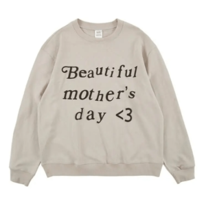 Kanye West Beautiful Mother’s Day Crewneck Shirt Bone