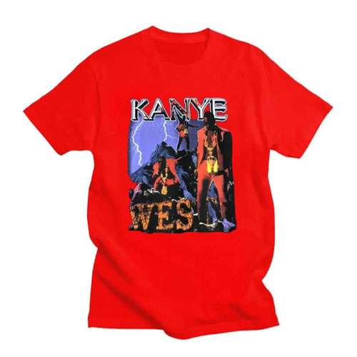Kanye-West-Couple-New-Wears-T-Shirt