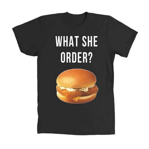 Kanye-West-What-She-Order-Fish-Filet-Hamburger-Tee-Shirt