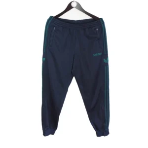 ADIDAS navy blue sport trousers athletic polyester Pants